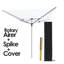 Metal Foldable Rotary / Umbrella Clothesline