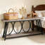 Console de couloir vintage à 2 niveaux, canapé d'appoint robuste | Idée de cadeau
