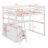 Loft Bed With Desk And Shelves,Drawers-1597874502