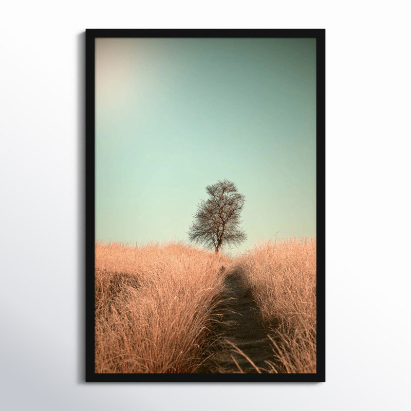 Grass And Path by Jaap Van Den, 23" W x 33" H, Black