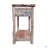 Rustic 2-Drawer Kitchen Island