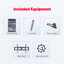 Écran interactif intelligent JYXCN 49 pouces, tactile infrarouge 1 080 P, Android 12, WiFi / Bluetooth, utilisation commerciale