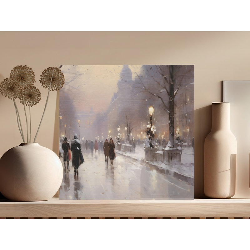 Spires Wrapped Canvas Print Set, 12x12