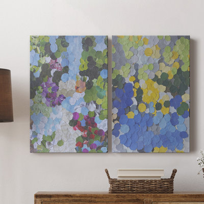 Iris Garden-Premium Gallery Wrapped Canvas -Ready to Hang