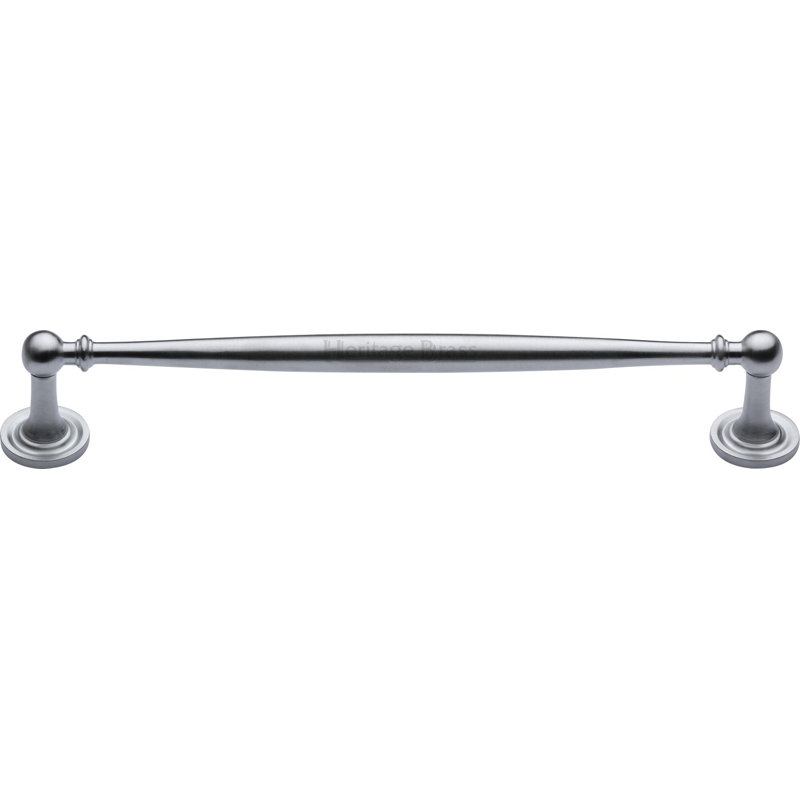 Heritage Brass Heritage Cabinet Pull Colonial Design, 25.4cm H x 2.5cm W x 28cm D, Satin Brass