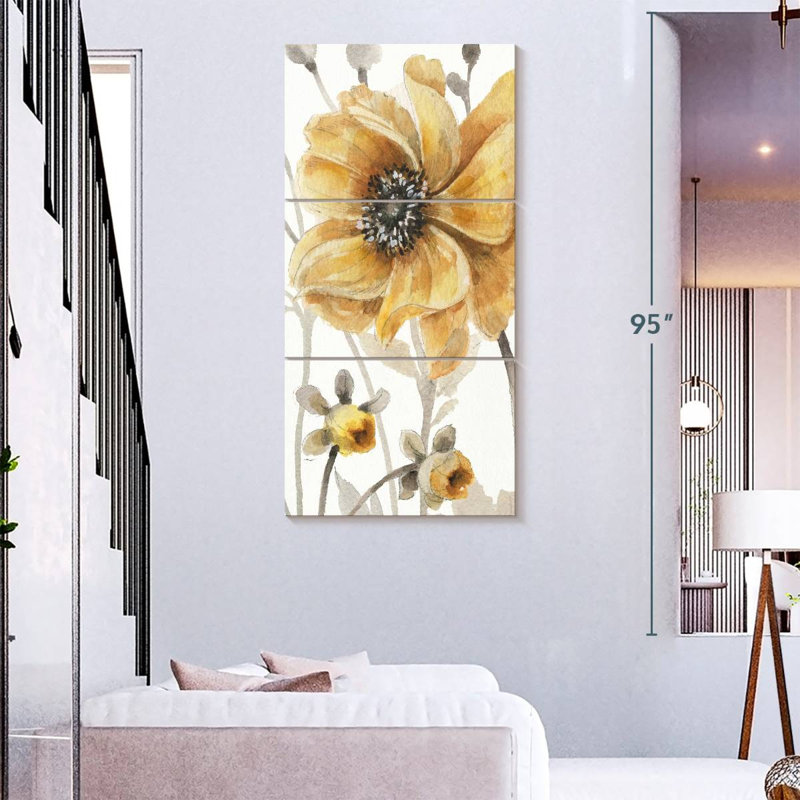 Fields V, 75" H x 36" W