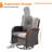 Aristil 5-Pieces PE Wicker Outdoor Patio Conversation Set With Swivel Glider Chair And Ottomans-120284813
