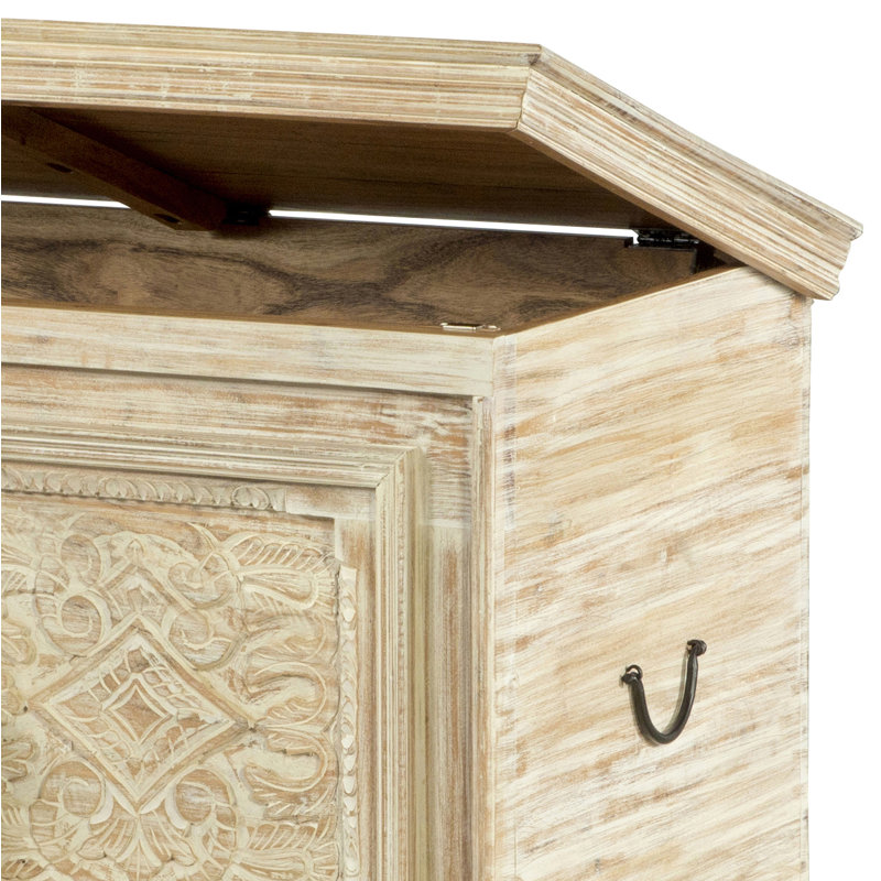 Solid Wood Accent Trunk
