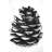 Pine Cone - Rustic Gray Canvas Home Decor Wall Art