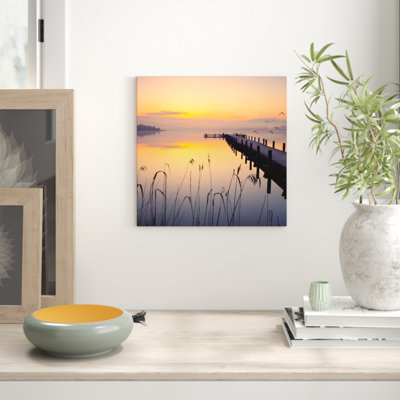 Evening Atmosphere - Graphic Art Print on Glass