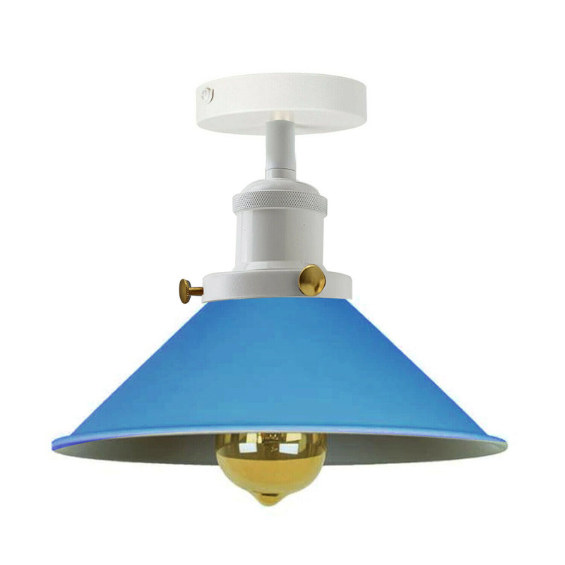 Semi Flush Mount, Blue