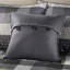 Housse de lit de jour 6 en gris - imprimé à carreaux réversible avec housse, 3 taies décoratives et coussin décoratif 90% coton, 10% autre rembourrage en fibres, nettoyage des taches 6 pièces, chute de 17 pouces, mélange de coton-121168215