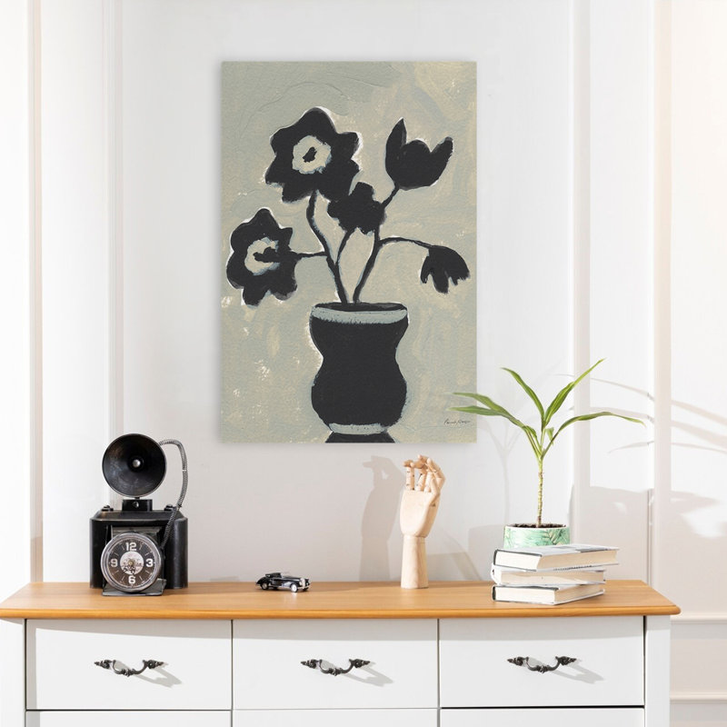 Contemporain et peu floral, H 24 po x l 16 po