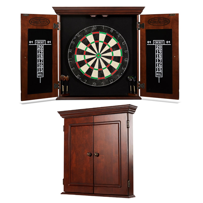 Barrington Chatham Bristle Dartboard, Cabinet Style, Pre-Assembled