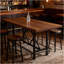 Rustic Pub Bar Counter,Sturdy Bar Table