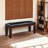 1Pc Upholstered Dining Bench