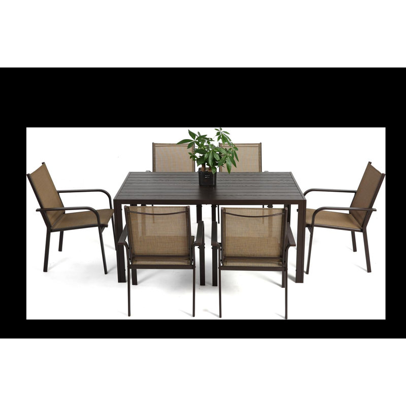 7-Piece Bar Set (Brown)
