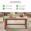 Ensemble de conversation de jardin en bois massif pour 4 personnes Vita - Table de patio moderne et chaises