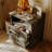 Auserine Elegent Nightstand With Built-In Outlet-1136967634