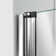 Aqua Fold 36" W x 39" D x 74.75 H" Square Hinged Shower Enclosure with Base Included