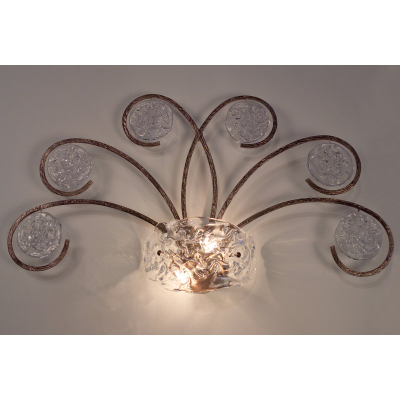 Celeste Flush Mounted Sconce, Winter Bronze