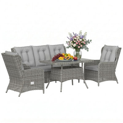 Rattan Sofa Set