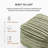 Maryann 16" Green Upholstered Pouf Ottoman-117301718
