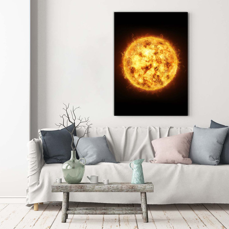 Sun - Wrapped Canvas Print