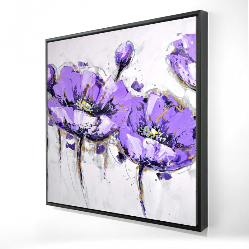 " Abstract Purple Flowers "