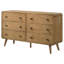 Commode de chambre à 6 tiroirs Winston Light Ash-1269544219