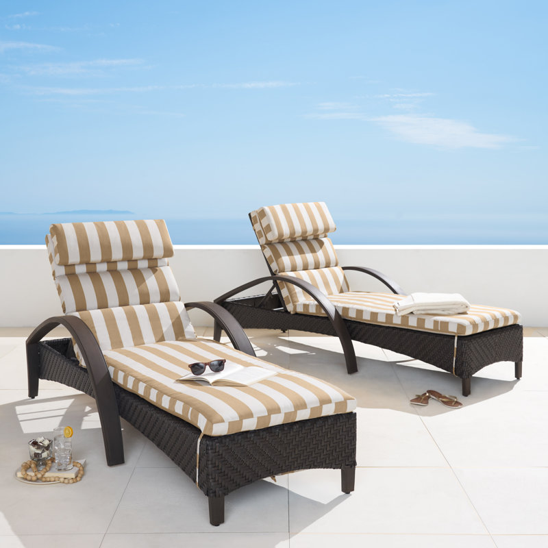 Coussins Sunbrella de Kechia, Toile Sunbrella® beige chiné