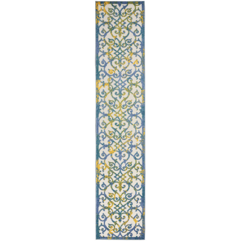 Aasto Ikat Indoor Rug, Runner 2'3" x 12'