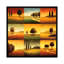 «Landscape Perspectives» par Gregory Williams - Impression sur toile tendue sur châssis tendue avec châssis-20913420-73146065-73146066