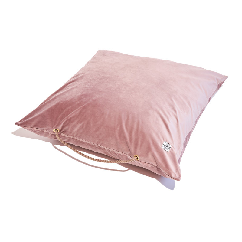  Lit pour chien, velours rose moyen lavable, Rose, L 30 po x l 30 po
