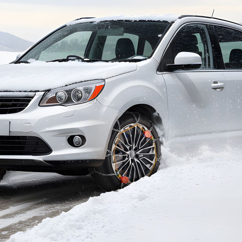 Chaînes à neige anti-dérapantes auto-resserrées
