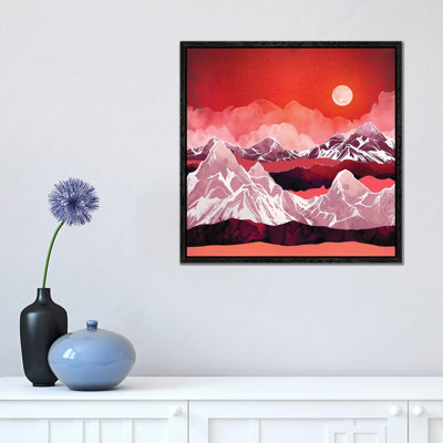 Scarlet Glow - Print on Canvas