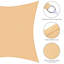 Toile d'ombrage carrée 10 pi Yescom-57092845-113438177