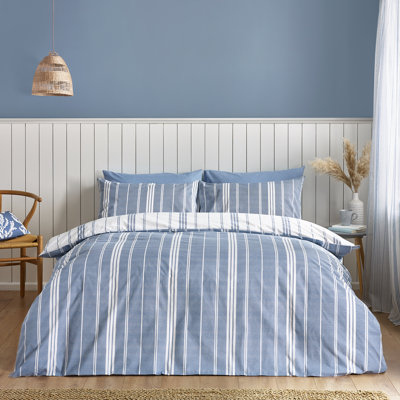 Harbour Stripe Reversible Duvet Cover Set