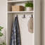 Portemanteau polyvalent avec rangement pour chaussures et portemanteau pour les entrées