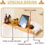 Plateau de baignoire en bambou pliable Premium