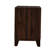 Walnut Finish Nightstand With 2 Ample Drawers