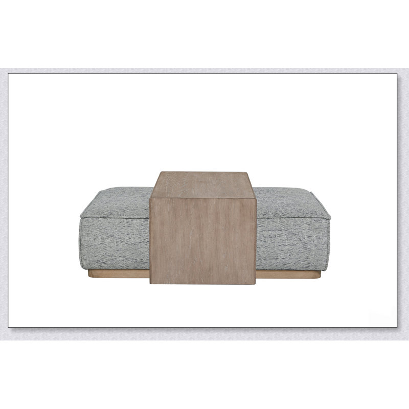 Repose-pieds polyvalent et table-plateau avec rangement dissimulé, parfait pour les espaces de vie modernes et traditionnels
