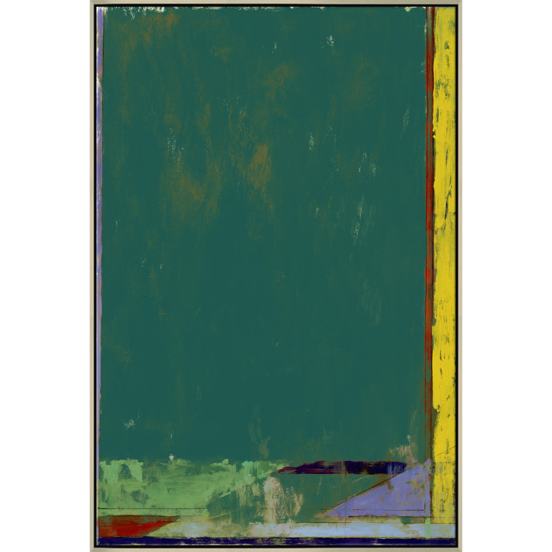 Homage To Diebenkorn Giclee On Canvas by Soicher Marin Archives, 46.5" H x 31.5" W x 2.63" D, Green