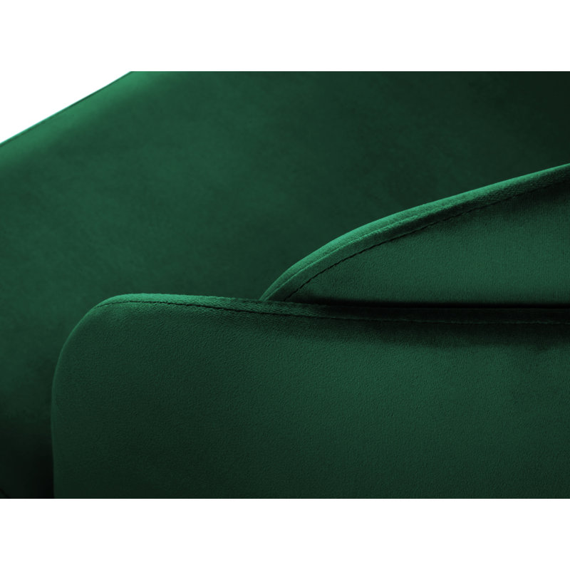 Alcie Upholstered Dining Chair, Bottle Green