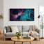 Art mural sur toile, branches de fractale rougeoyantes et mauves-298121366