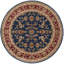 Tapis oriental bleu marine / rouge Clarence-20963796