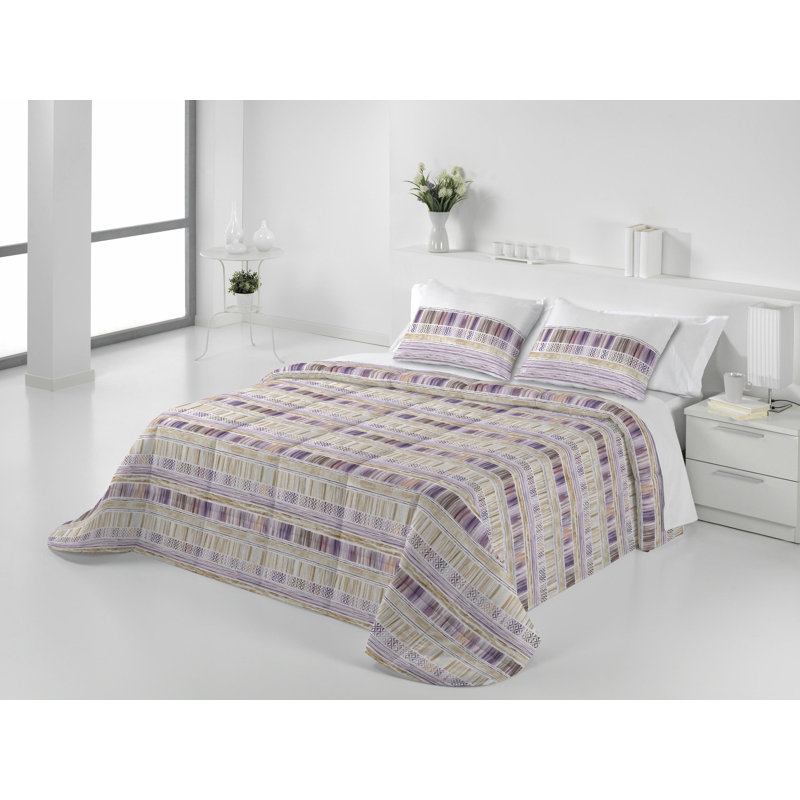 Marsily Comforter, Mauve, 250cm W x 270cm L