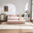 Velvet Upholstery Daybed with Trundle,USB Port ,Side Pockets-1010462258