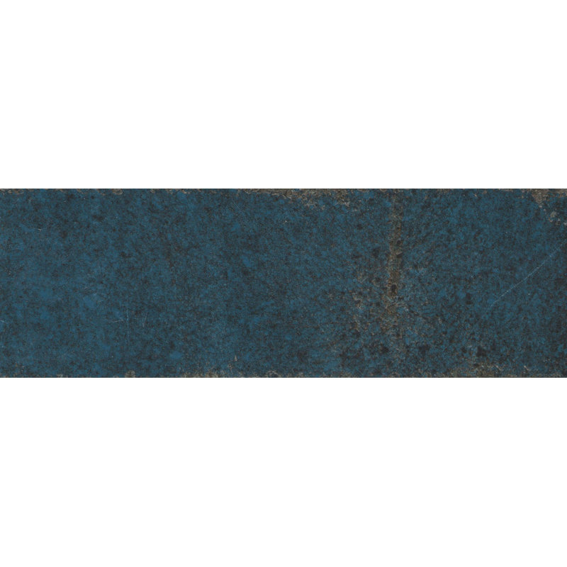 Inhale Gris 4 in. x 12 in. Glossy Porcelain Wall Tile (12.27 sq. ft./Case), Azul