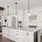 Bomke 5.5" W Dimmable Metal Single Cylinder Pendant-629479094
